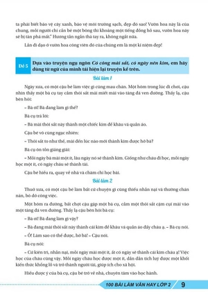 100 bài làm văn hay lớp 2 - Ảnh 3