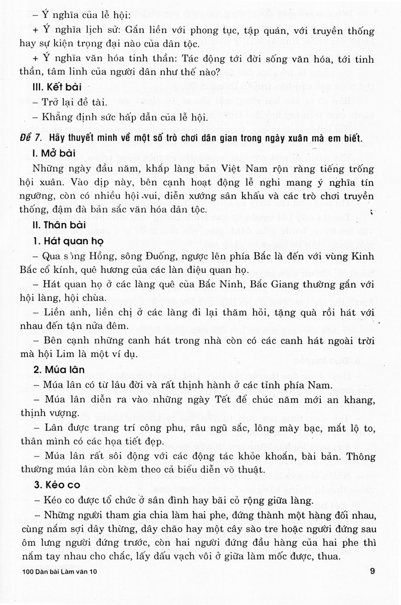 100 dàn bài chi tiết làm văn lớp 10 - Ảnh 13