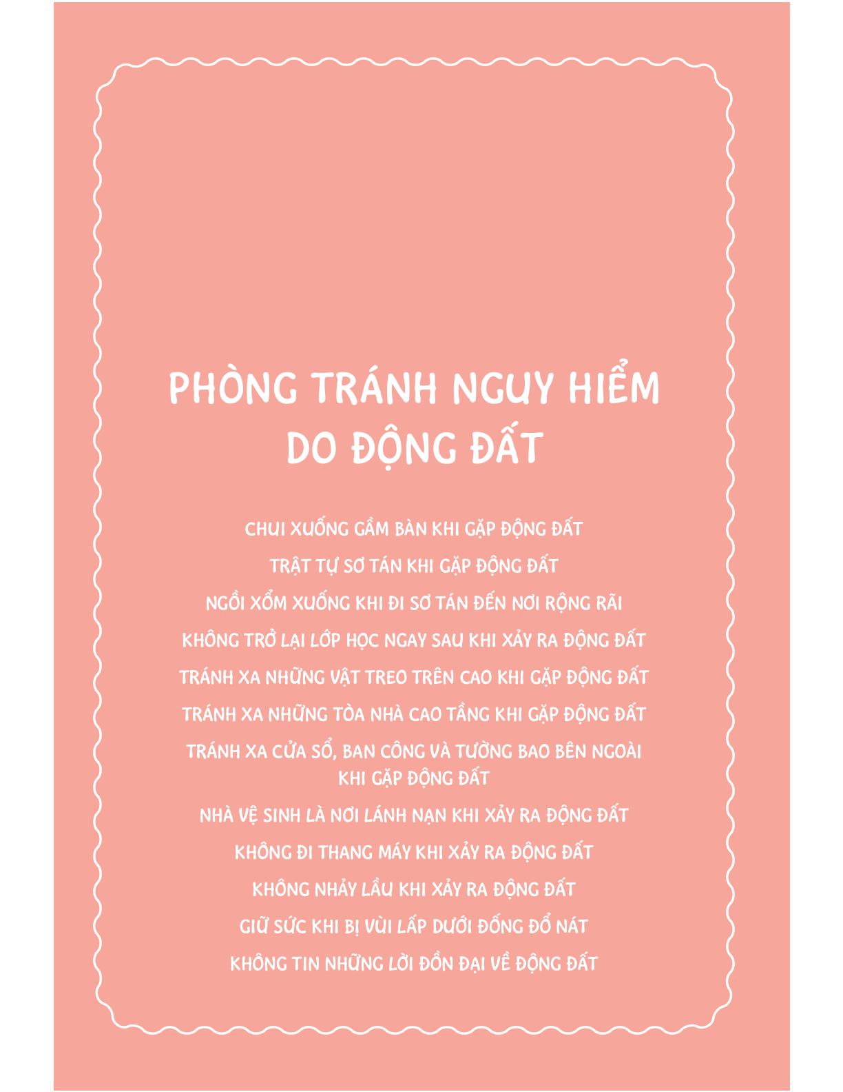 100++ kỹ năng tự bảo vệ bản thân cho trẻ - ứng phó với thiên tai - Ảnh 9