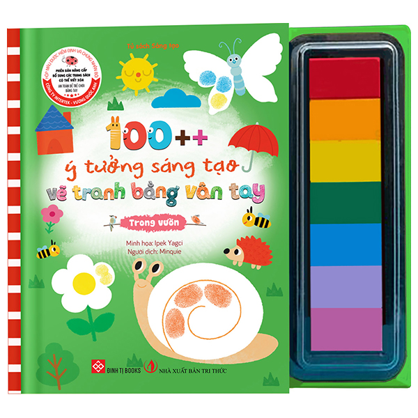 100++ Ý Tưởng Sáng Tạo Vẽ Tranh Bằng Vân Tay - Cuộc Sống Quanh Em - Bìa Cứng - Ảnh 12