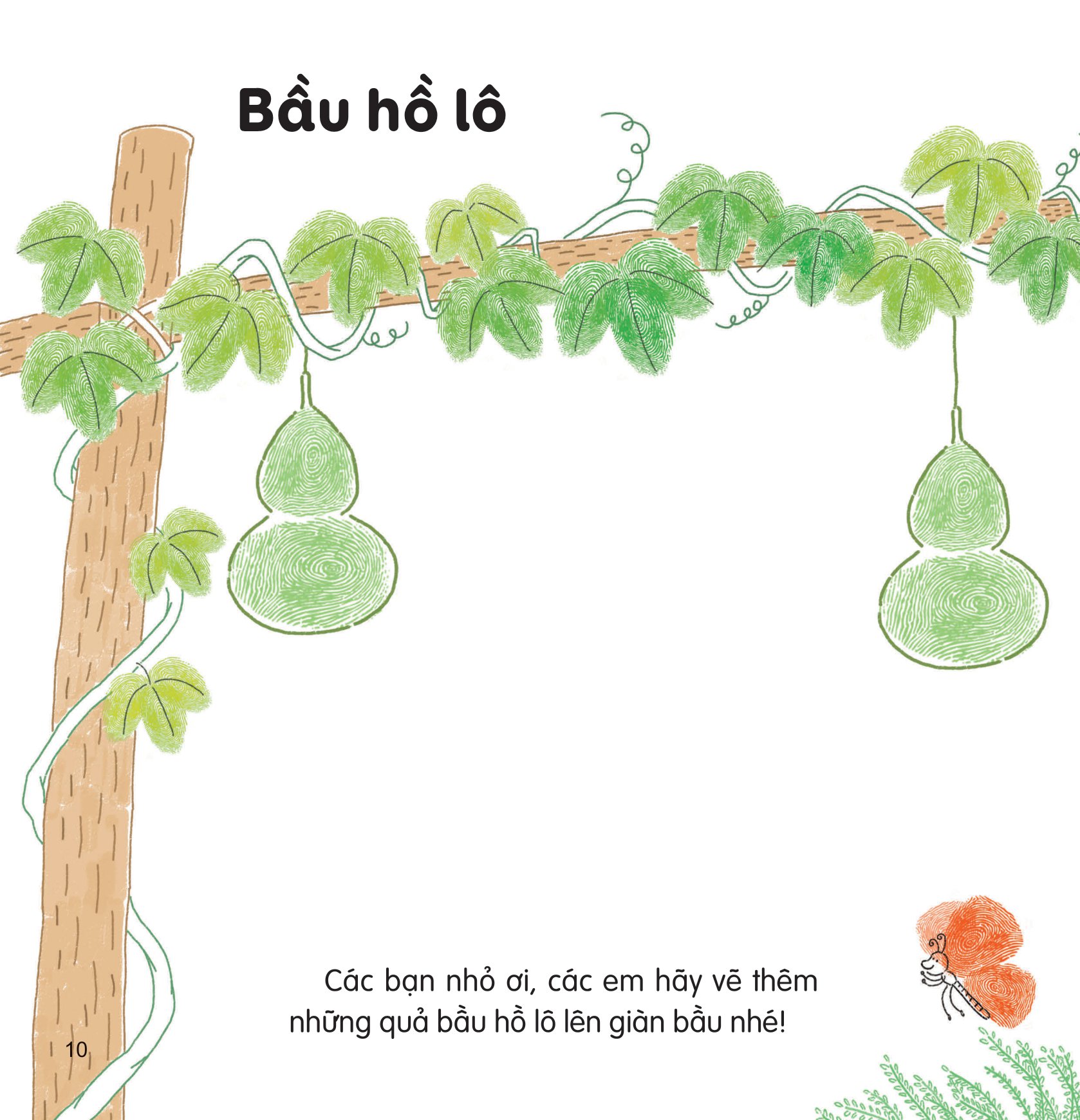100++ ý tưởng sáng tạo vẽ tranh bằng vân tay - thực vật - bìa cứng - Ảnh 7