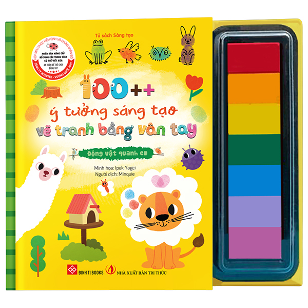100++ Ý Tưởng Sáng Tạo Vẽ Tranh Bằng Vân Tay - Trong Vườn - Bìa Cứng - Ảnh 12