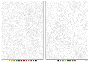 100 パズルぬりえ 6 美しい自然 - 100 puzzle coloring 6 beautiful nature - Ảnh 4