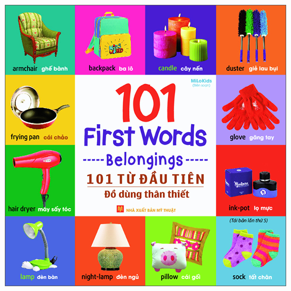101 First Words - Belongings - 101 Từ Đầu Tiên - Đồ Dùng Thân Thiết - Bìa Cứng (Tái Bản 2025)