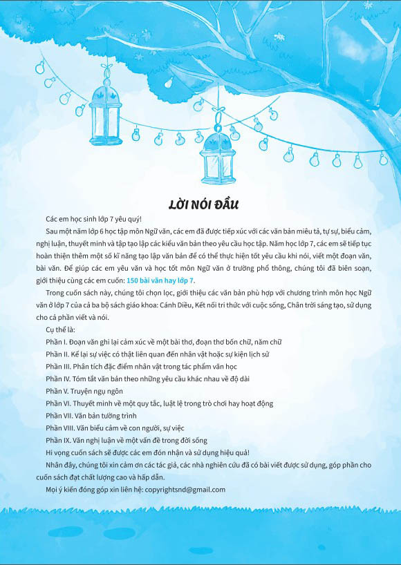 150 Bài Văn Hay 7 (Theo Chương Trình GDPT Mới) - Ảnh 3