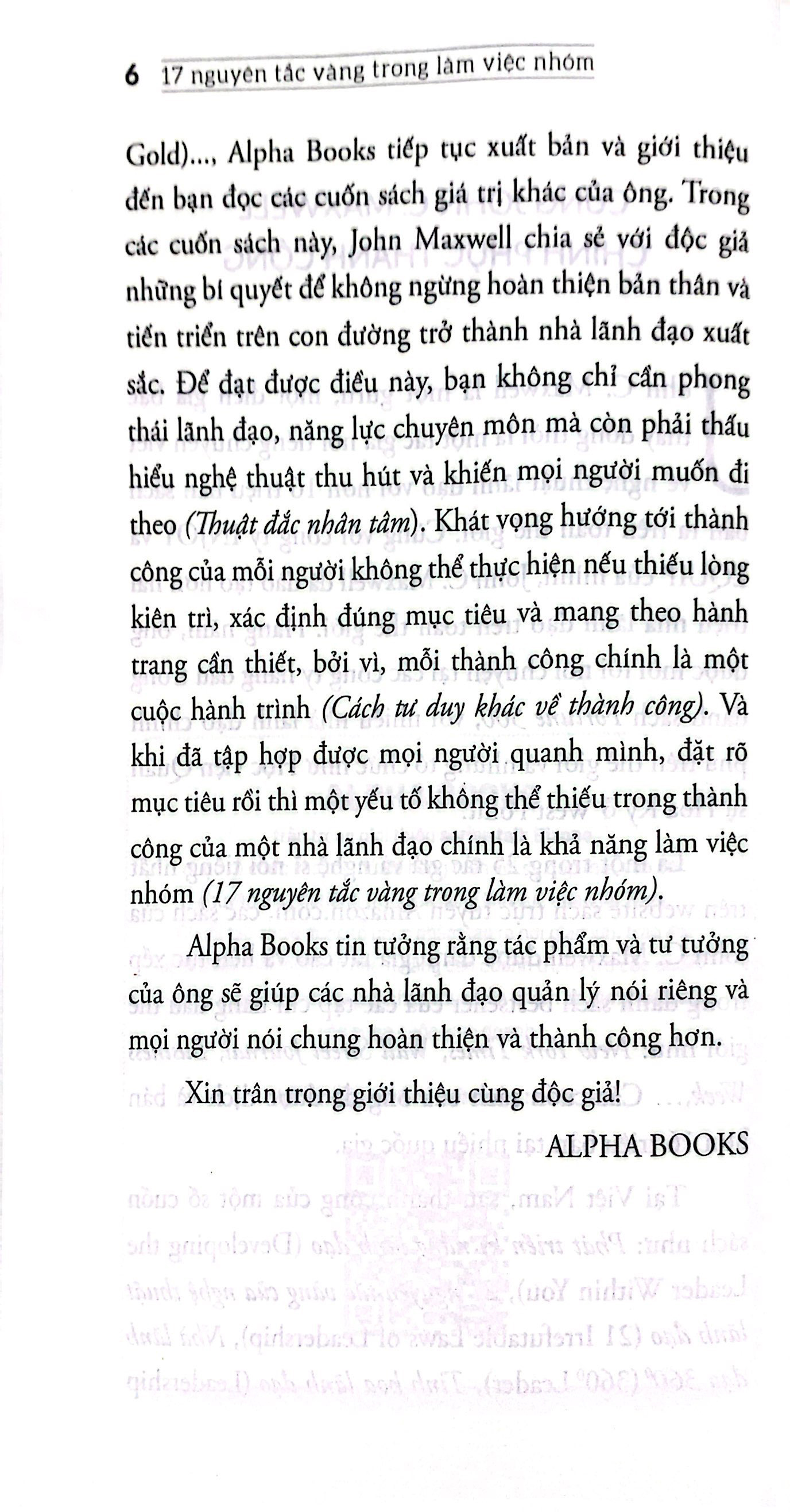 17 nguyên tắc vàng trong làm việc nhóm (tái bản 2023) - Ảnh 4