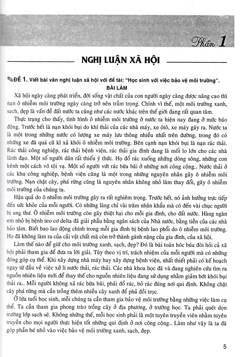199 đề và bài văn hay 8 (dùng chung cho các bộ sgk hiện hành) - Ảnh 8