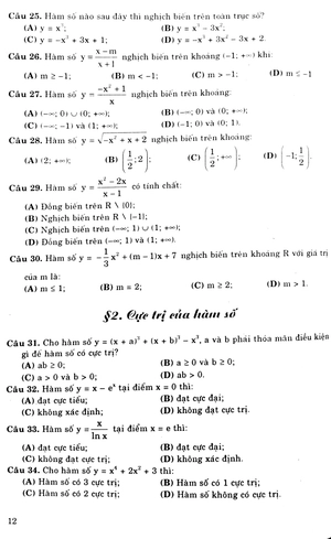 1990 bài tập trắc nghiệm toán lớp 12 - Ảnh 5
