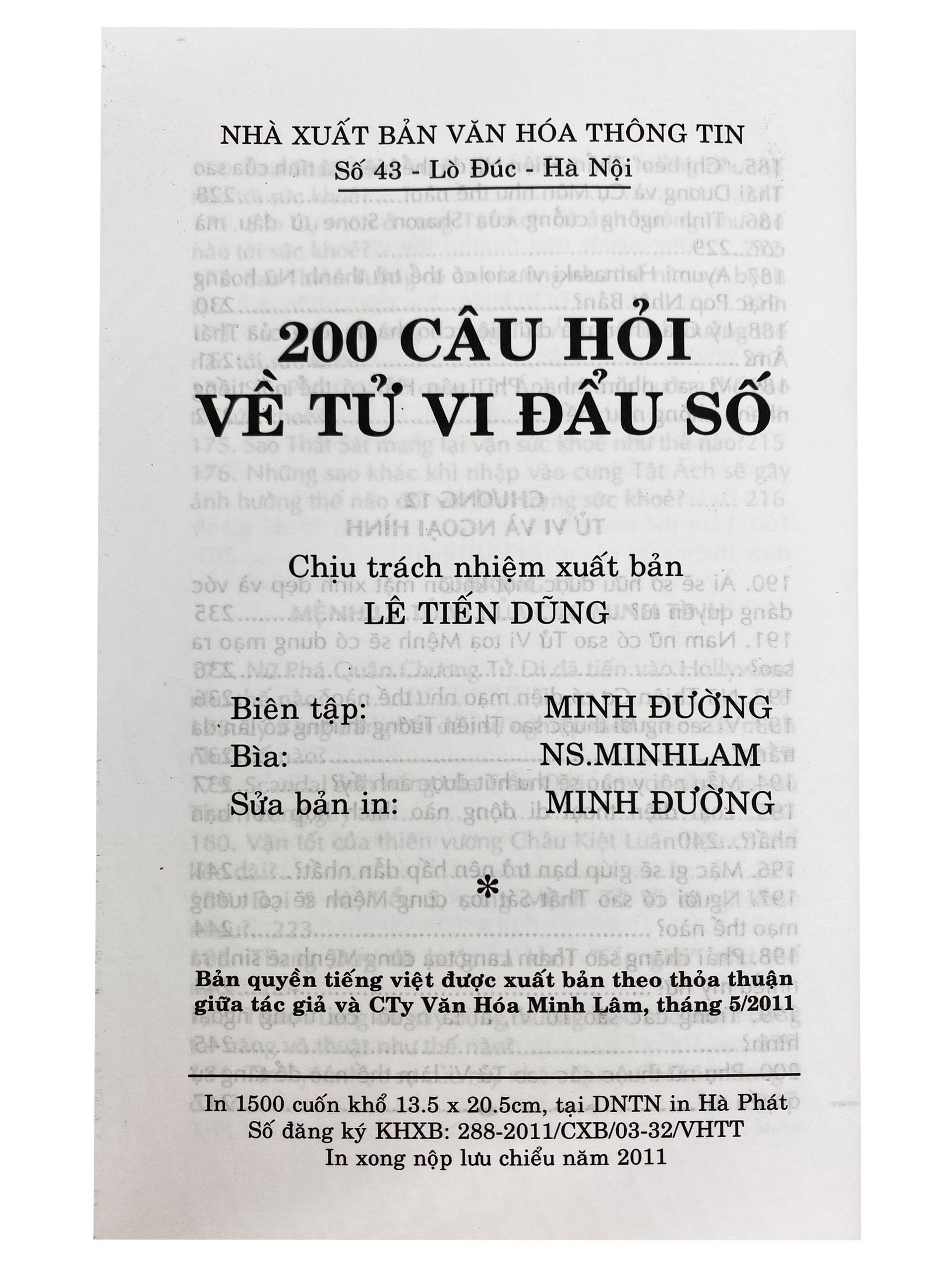 200 câu hỏi về tử vi đẩu số - Ảnh 3