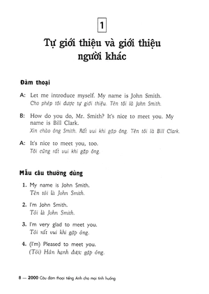 2000 câu đàm thoại tiếng anh cho mọi tình huống (kèm cd) - Ảnh 8