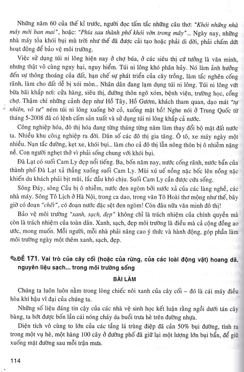 270 đề và bài văn hay 8 (dùng chung cho các bộ sgk hiện hành) - Ảnh 13
