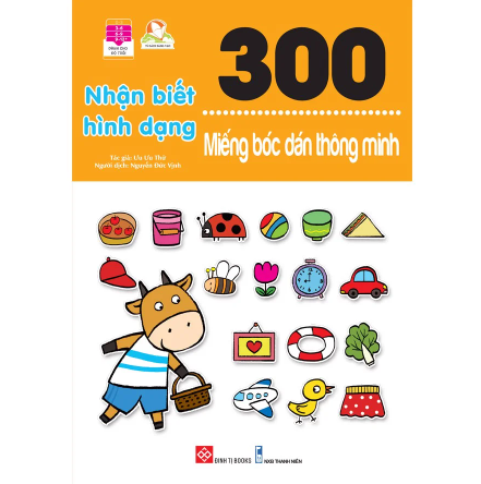 300 miếng bóc dán thông minh - nhận biết hình dạng - Ảnh 2