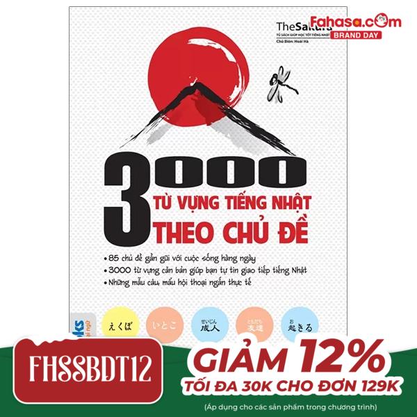 3000 từ vựng tiếng nhật theo chủ đề