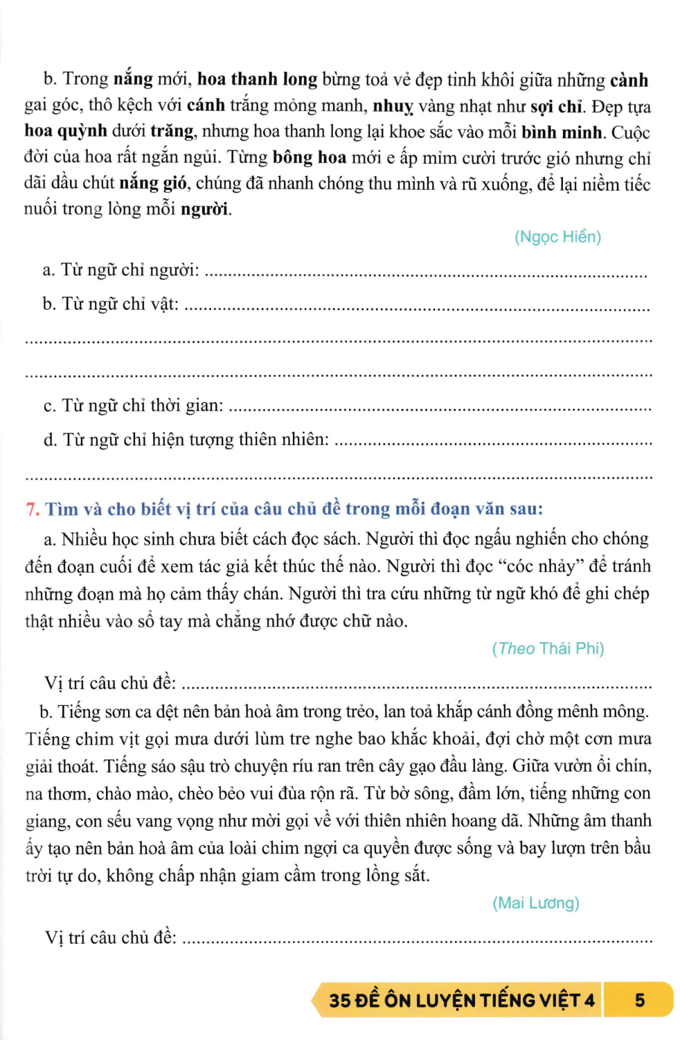 35 đề ôn luyện tiếng việt 4 - Ảnh 7