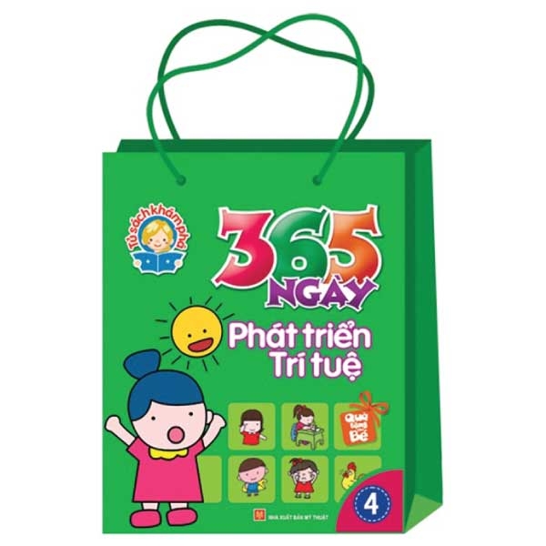 365 ngày phát triển trí tuệ - bộ 4 (8 cuốn/ túi)