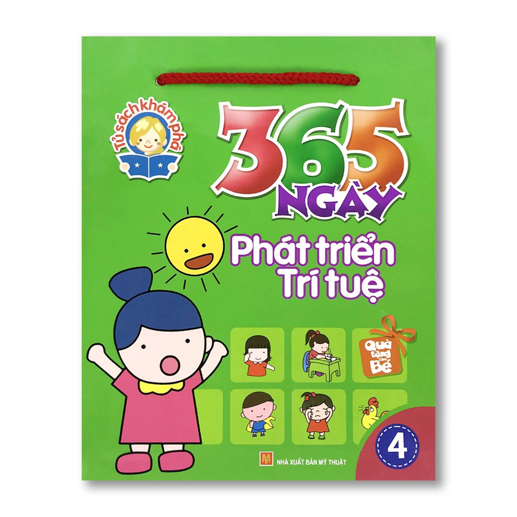 365 ngày phát triển trí tuệ - bộ 4 (8 cuốn/ túi) - Ảnh 3