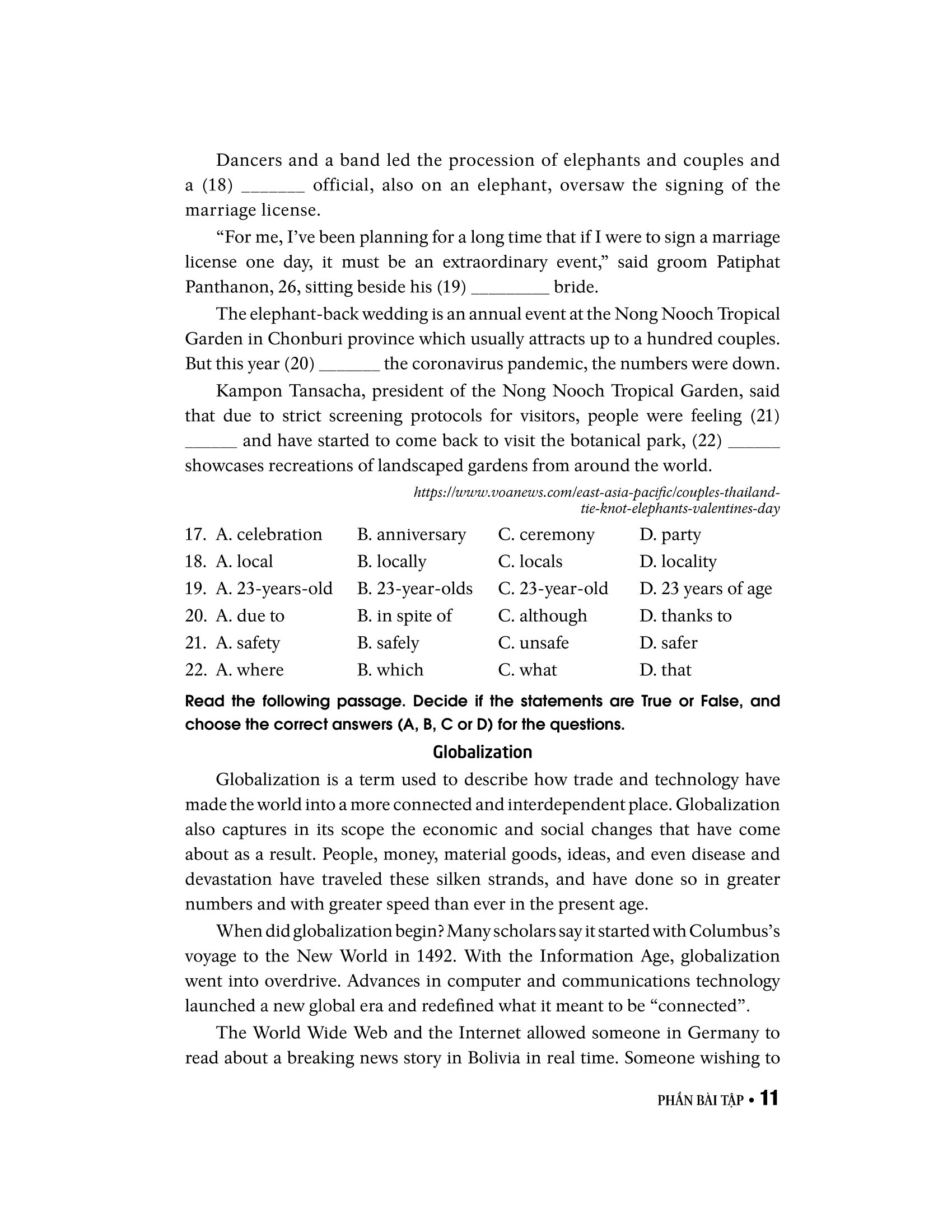 40 đề tiếng anh thi vào lớp 10 - Ảnh 16