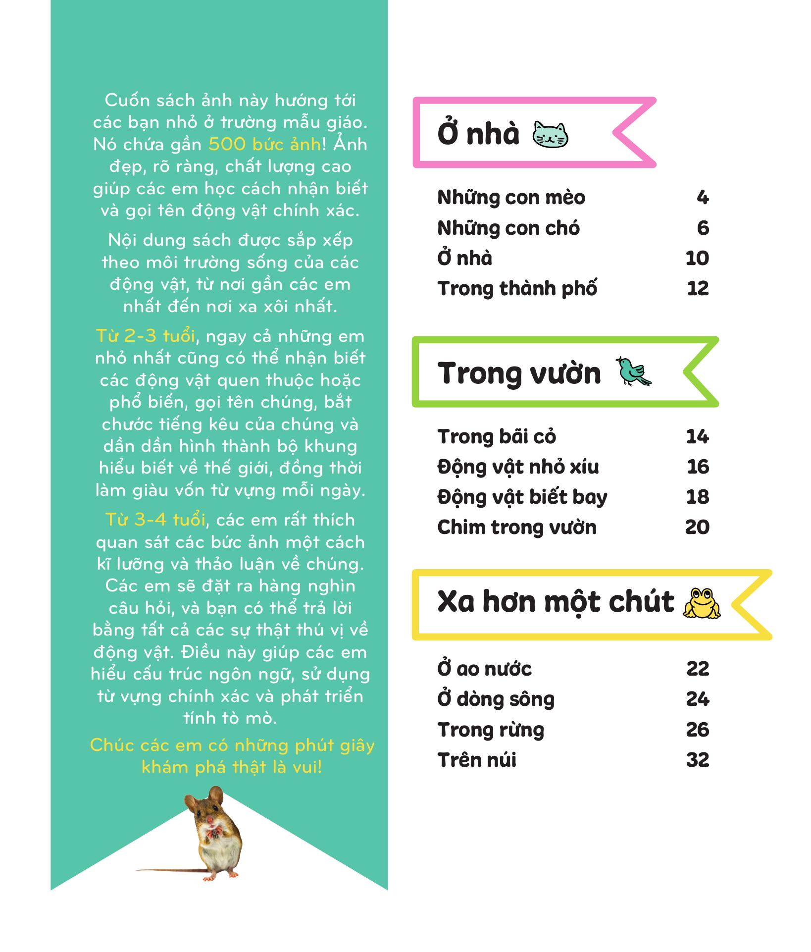 400++ Từ Vựng Mẹ Cùng Con Học Nói - Các Loài Động Vật - Ảnh 4