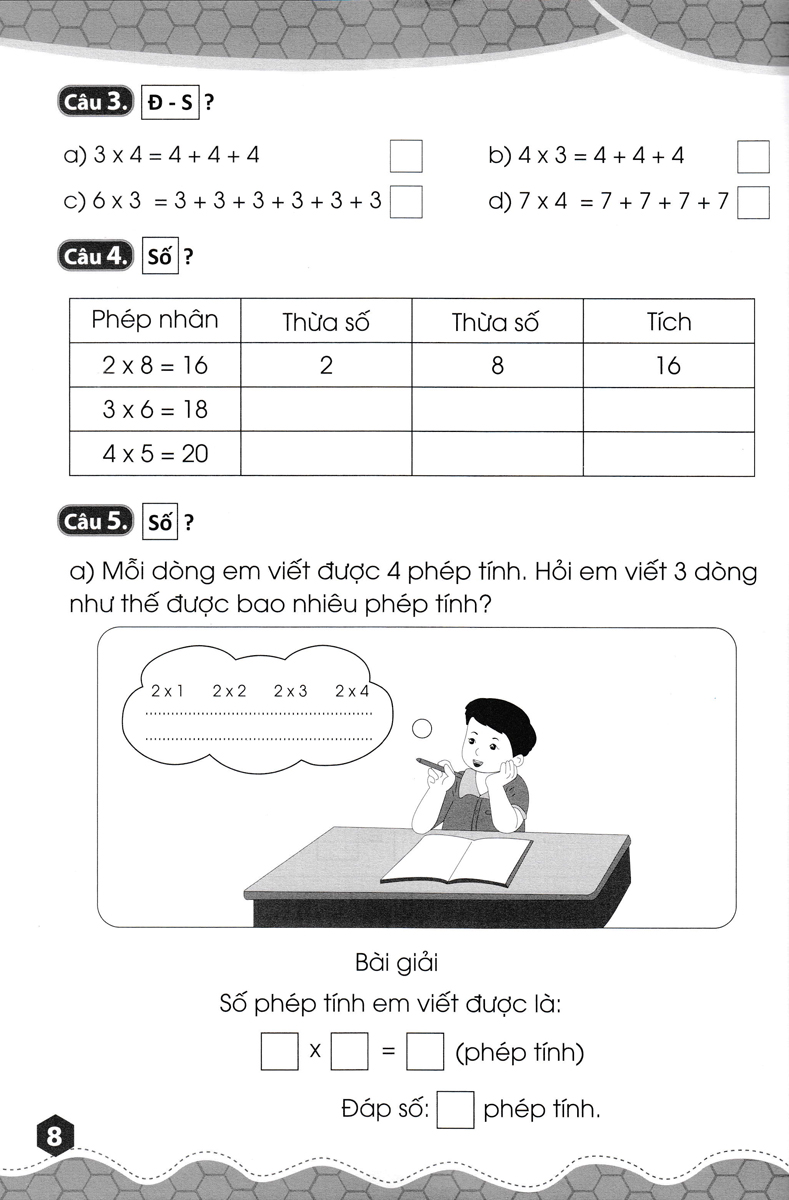 45 đề ôn luyện và kiểm tra toán 2 - tập 2 - Ảnh 8