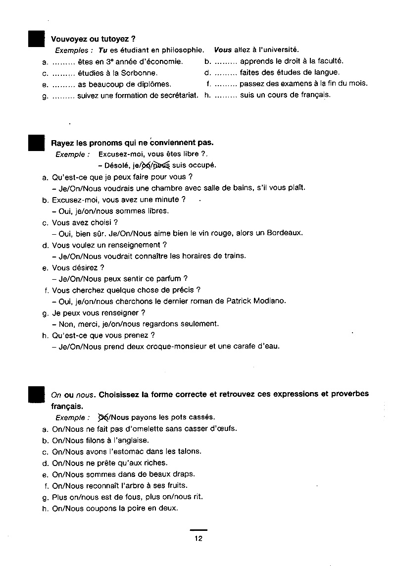 450 nouveaux exercices - grammaire (niveau débutant) - Ảnh 11