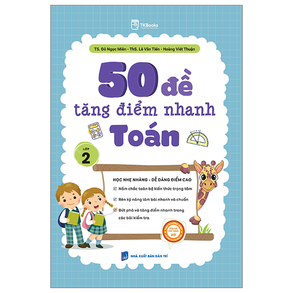 50 đề tăng điểm nhanh toán lớp 2