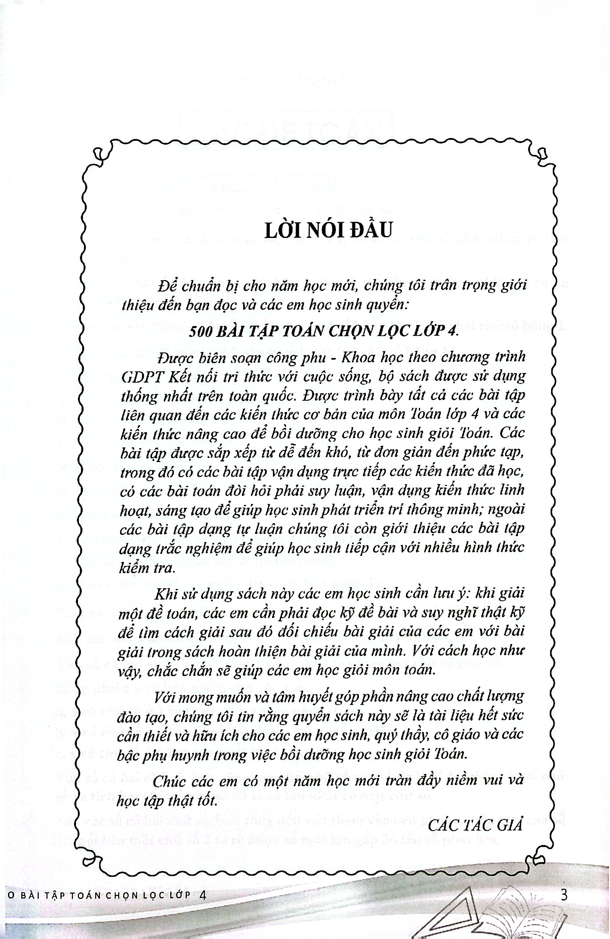 500 Bài Toán Chọn Lọc Cơ Bản Và Nâng Cao 4 - Bồi Dưỡng Học Sinh Khá, Giỏi - Ảnh 4