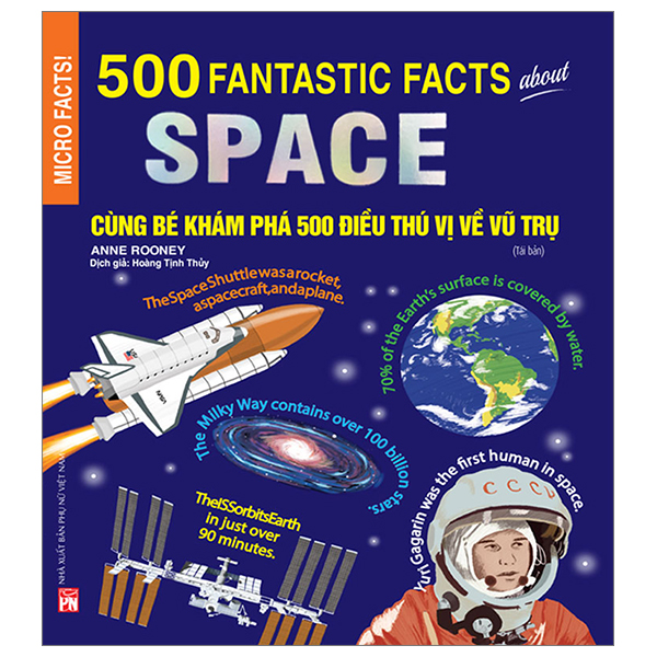 500 fantastic facts about space - cùng bé khám phá 500 điều thú vị về vũ trụ (tái bản 2023)