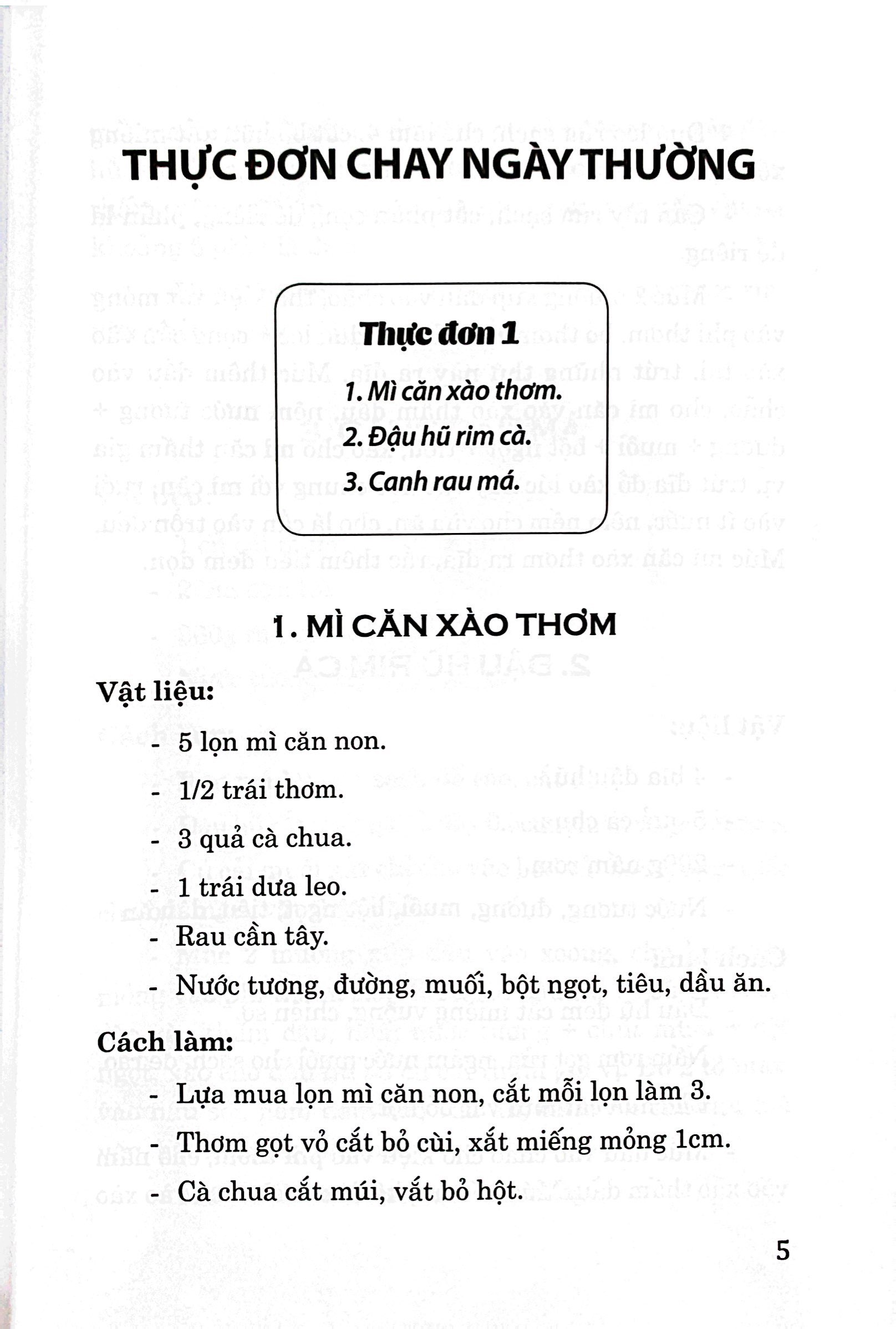 52 thực đơn nấu ăn chay trong gia đình - Ảnh 3