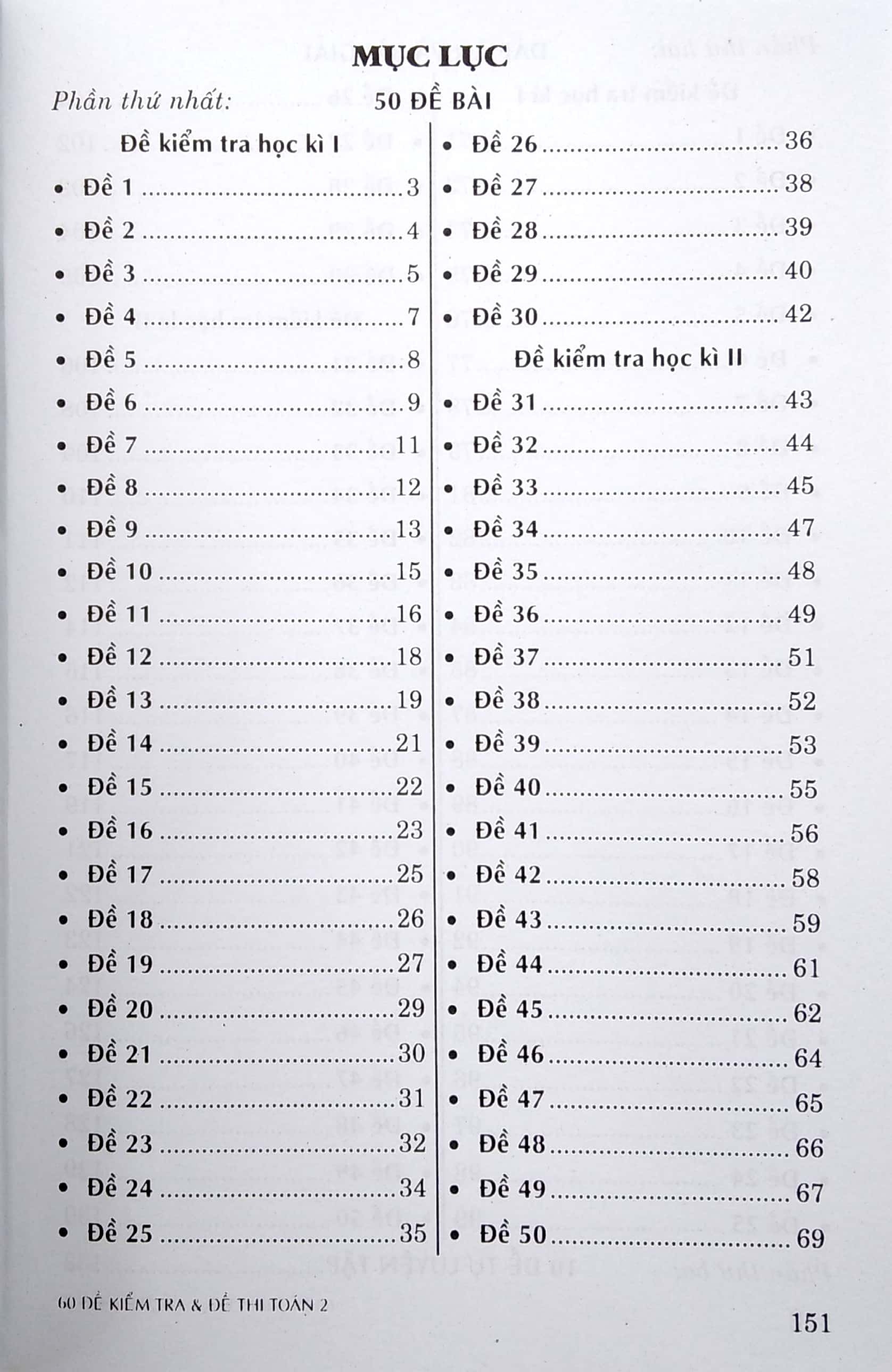 60 đề kiểm tra & đề thi toán 2 - Ảnh 5