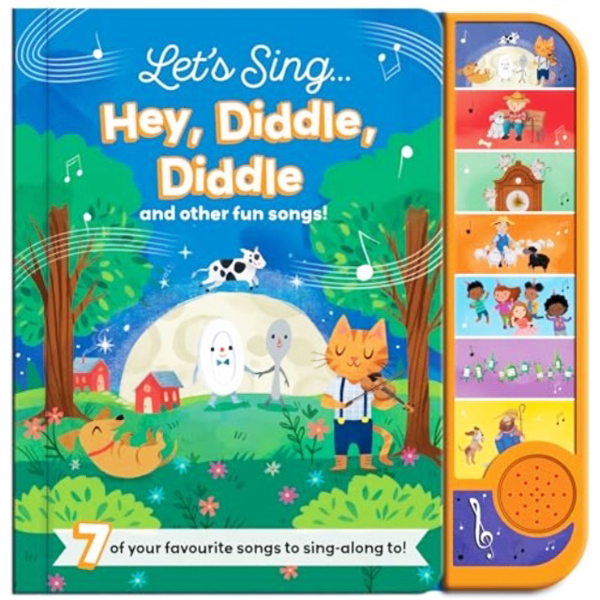 7 button sound book - hey, diddle, diddle