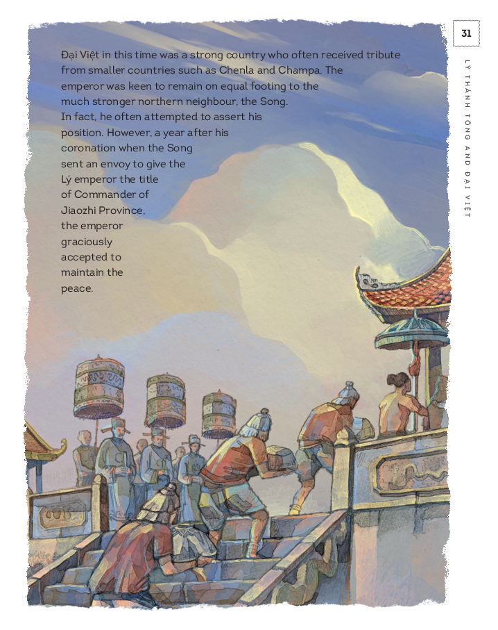 a history of vietnam in pictures (in colour) - lý thánh tông and đại việt - Ảnh 3
