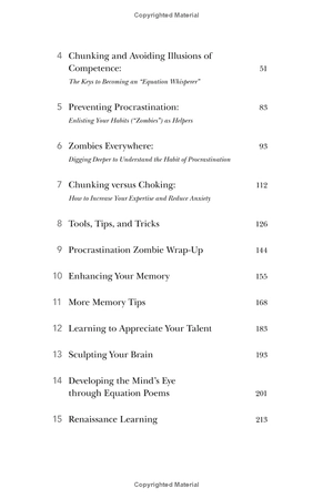 a mind for numbers: how to excel at math and science (even if you flunked algebra) - Ảnh 5