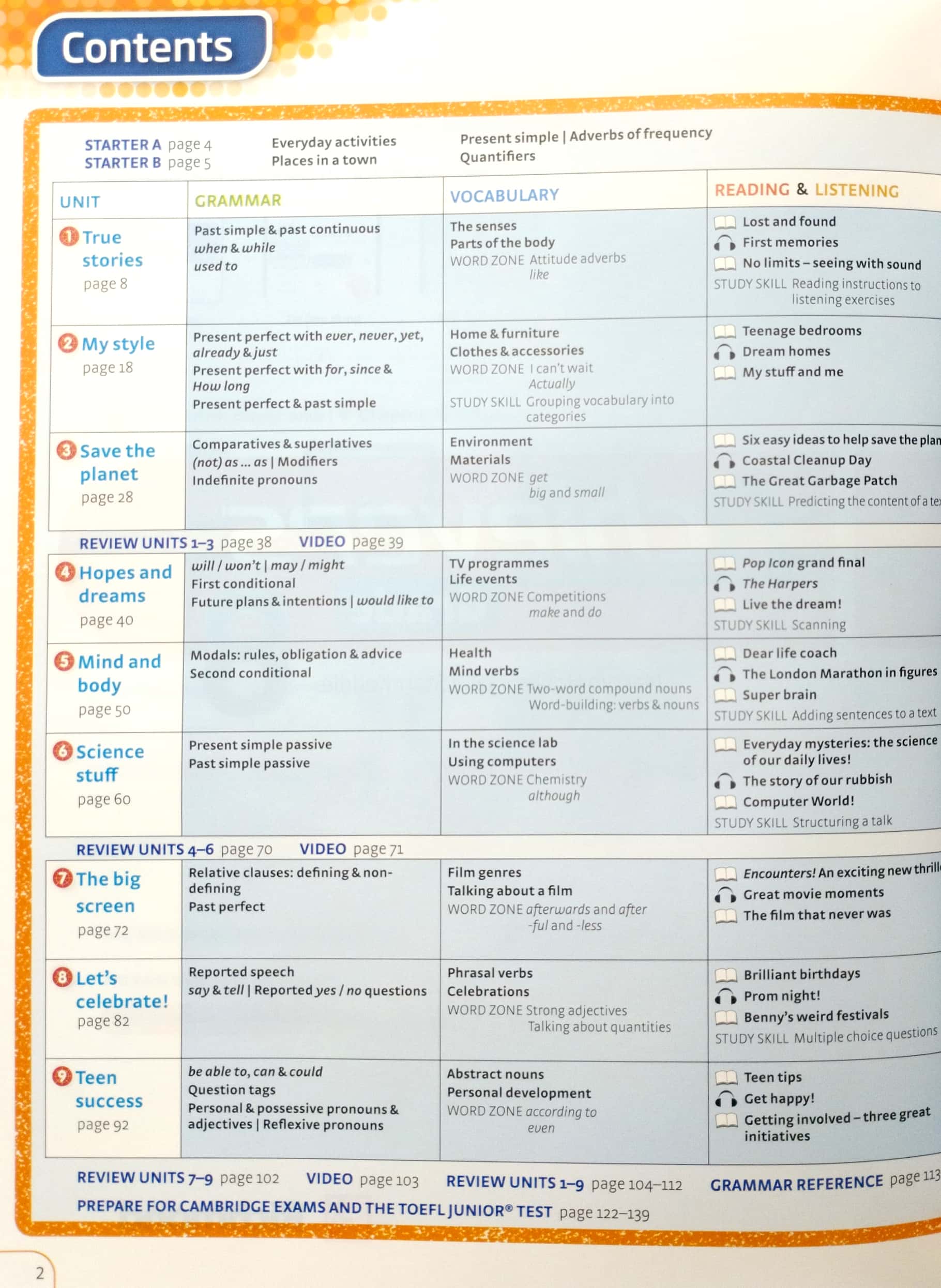 achievers grade 8 student's book with clil book - Ảnh 4