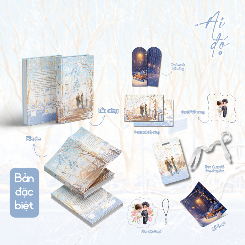 Ai Đó - Tập 3 - Bản Đặc Biệt - Bìa Cứng - Tặng Kèm Bookmark + Postcard + Card PVC + Móc Điện Thoại + Bao Đựng Thẻ Kèm Dây Đeo + Sổ Lò Xo - Ảnh 2