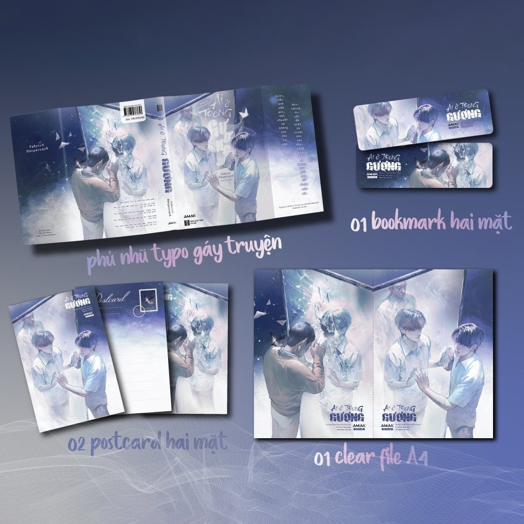 ai ở trong gương - tặng kèm 1 bookmark + 2 postcard + 1 clearfile a4