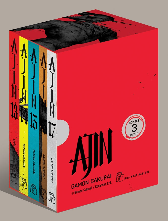 ajin - boxset số 3 (tập 13 đến tập 17) - tặng kèm bookmark - Ảnh 2