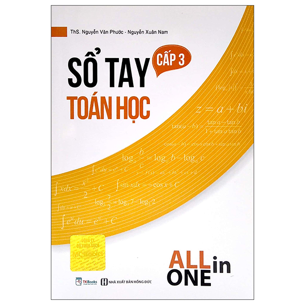 all in one - sổ tay toán học cấp 3