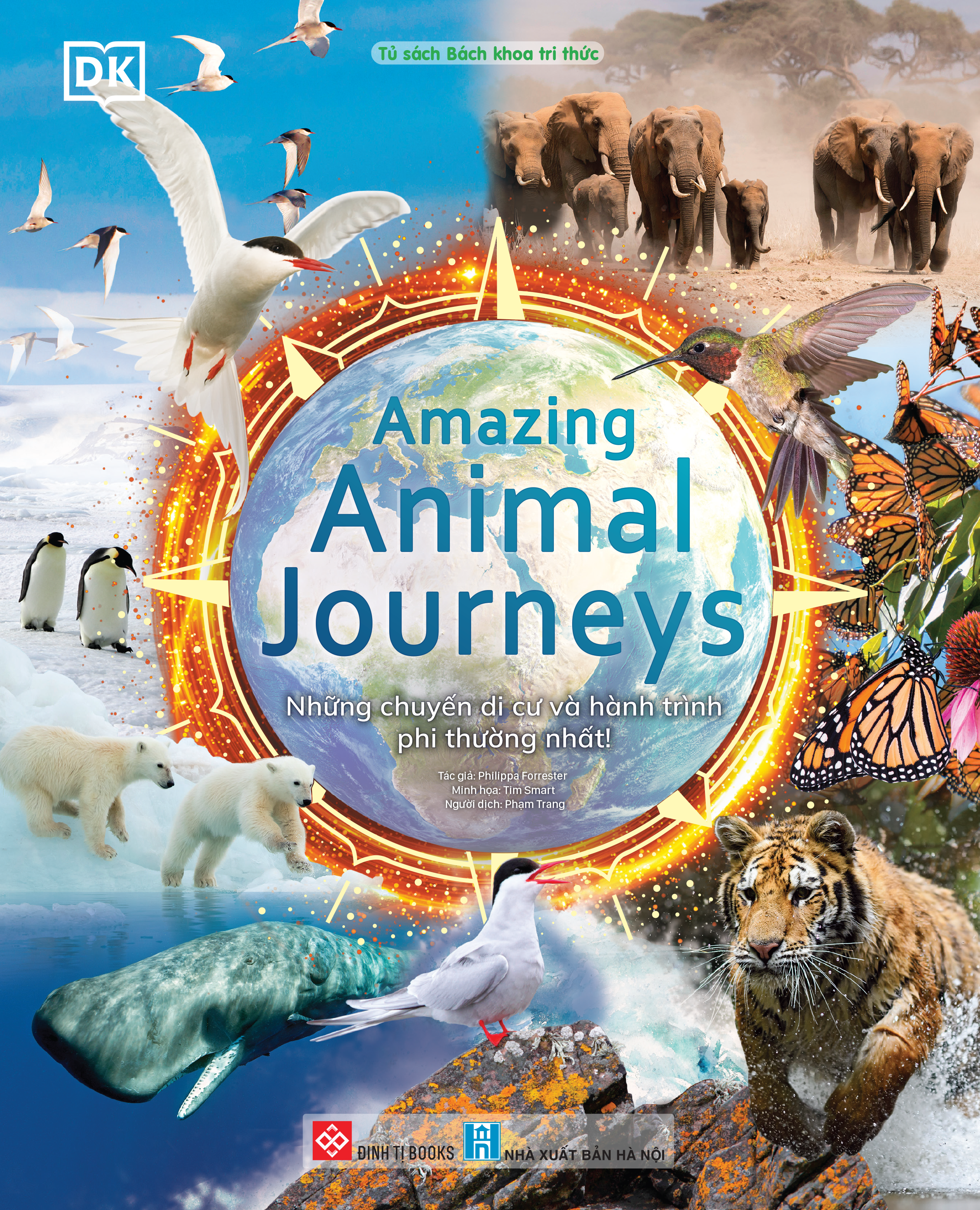 amazing animal journeys - những chuyến di cư và hành trình phi thường nhất! - bìa cứng - Ảnh 2