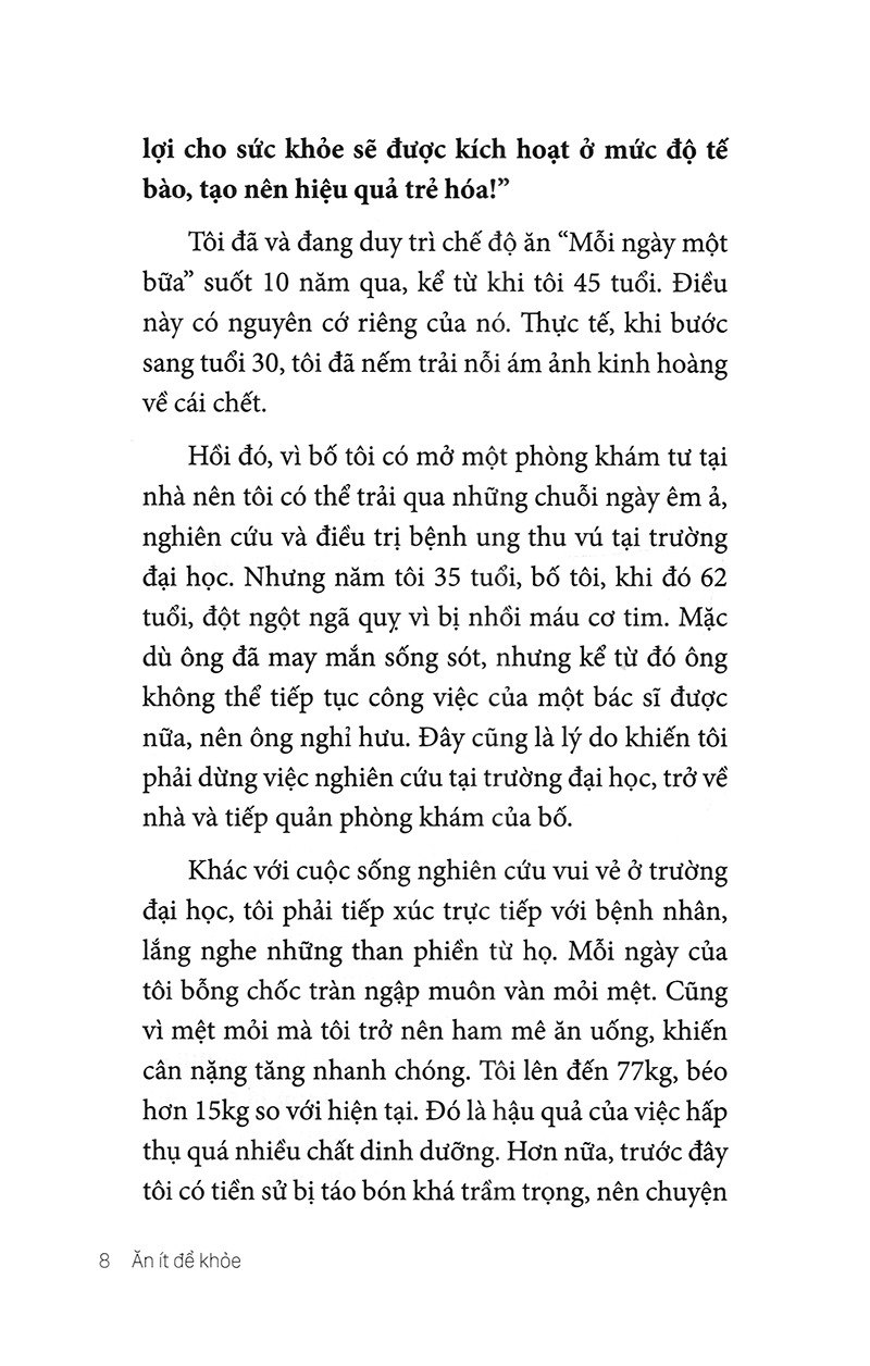 ăn ít để khỏe - 1 bữa là đủ sao phải cần 3 (tái bản 2024) - Ảnh 6