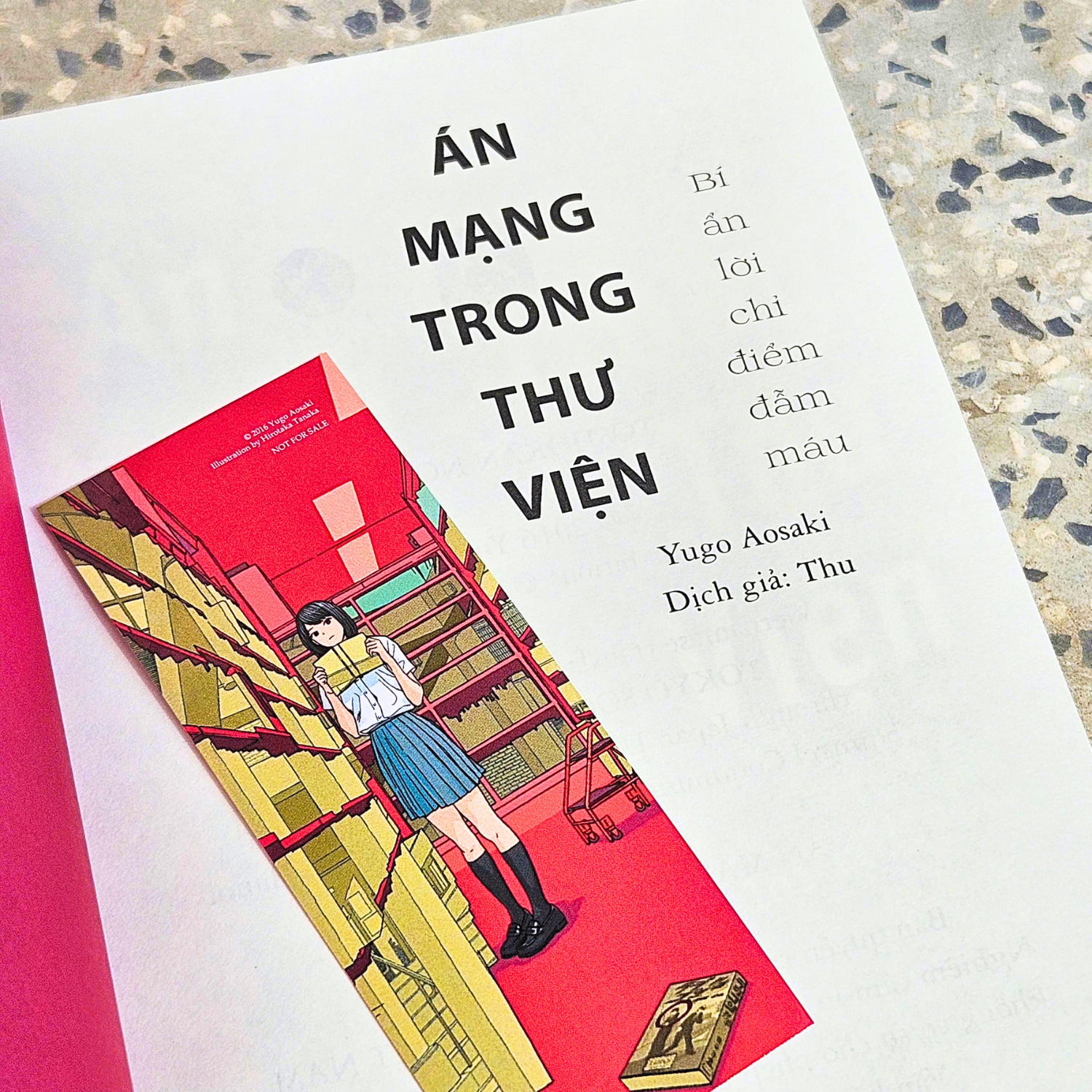 An Mang Trong Thu Vien - Bi An Loi Chi Diem Dam Mau - Tang Kem Obi + Bookmark - Ảnh 8