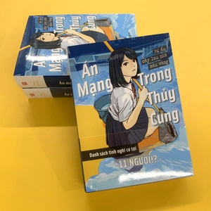án mạng trong thủy cung - bí ẩn cây lau nhà màu vàng - tặng kèm obi + bookmark - Ảnh 5