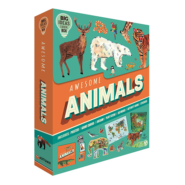 awesome animals (learning activity kit)