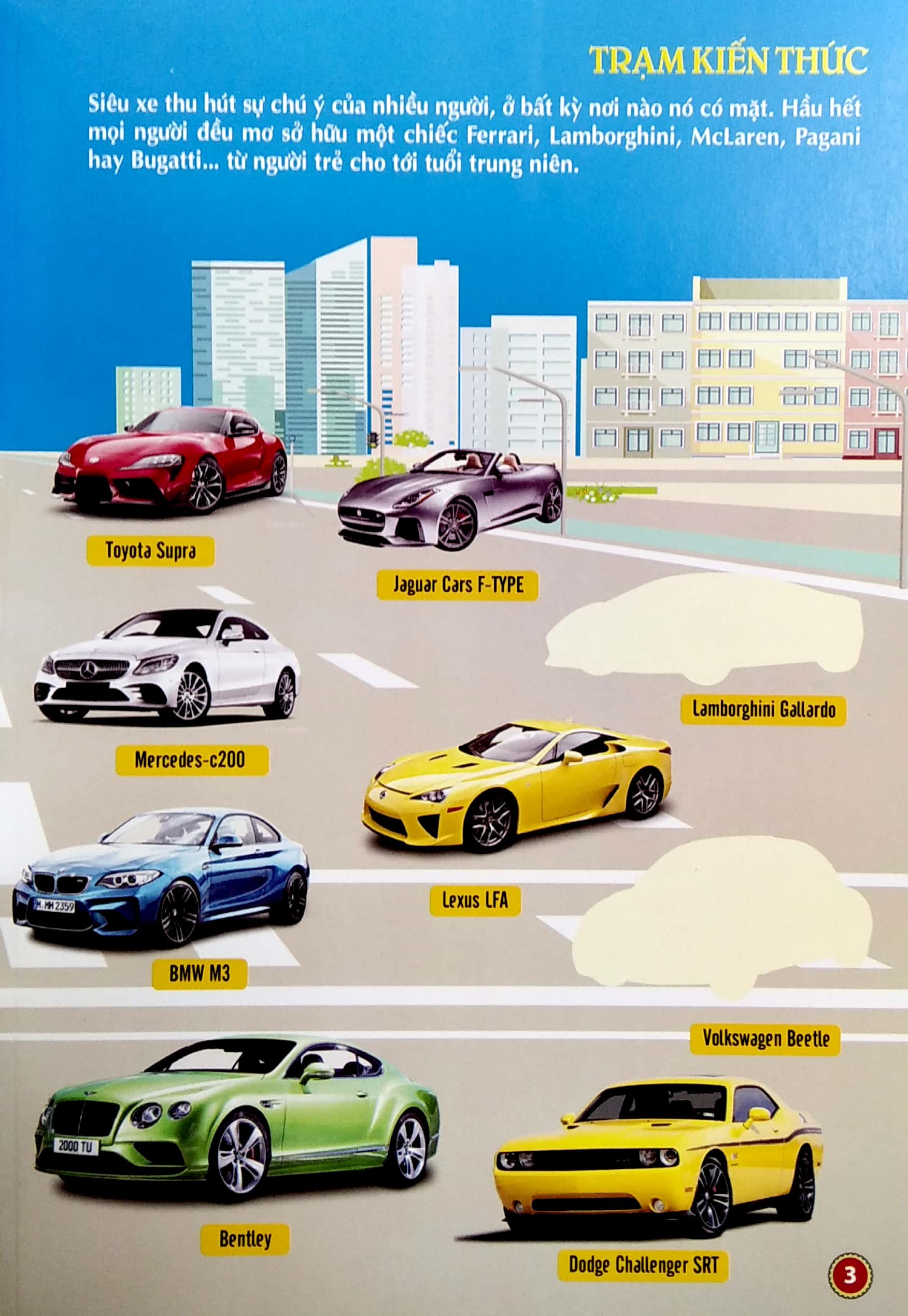 bách khoa toàn thư về các loại ô tô 1000 sticker - 1000 miếng dán hình thông minh - siêu xe - Ảnh 4