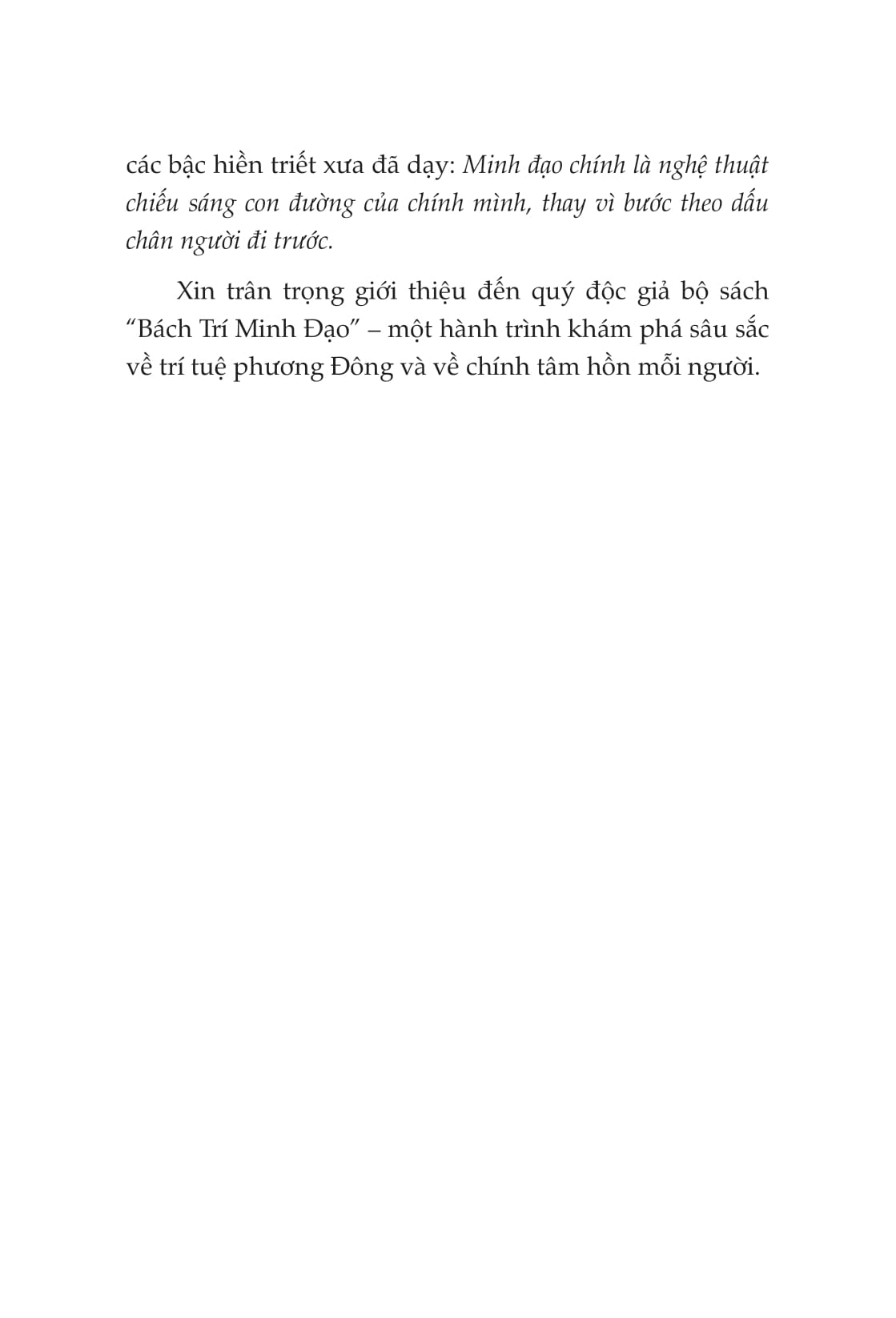 Bách Trí Minh Đạo - Tề Gia Dưỡng Người - Nền Tảng Của Hạnh Phúc - Ảnh 9
