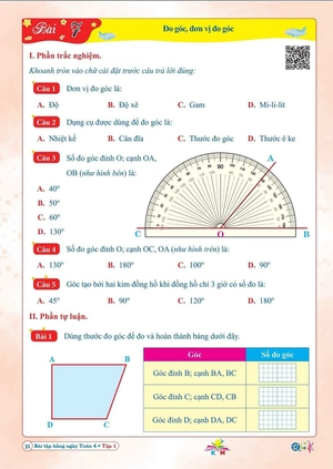 bài tập hằng ngày toán 4 - tập 1 (kết nối) - Ảnh 4