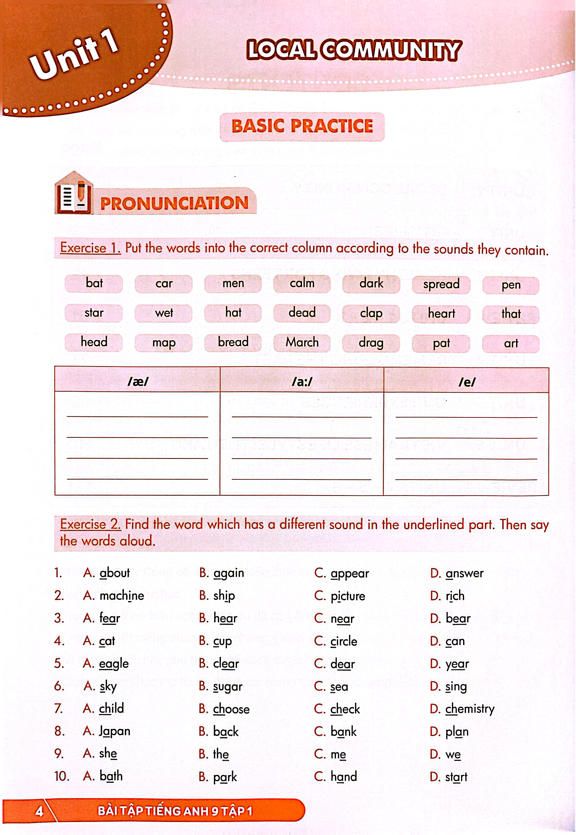 Bài Tập Tiếng Anh 9 - Tập 1 - Cơ Bản Và Chuyên Sâu (Global Success) - Ảnh 5