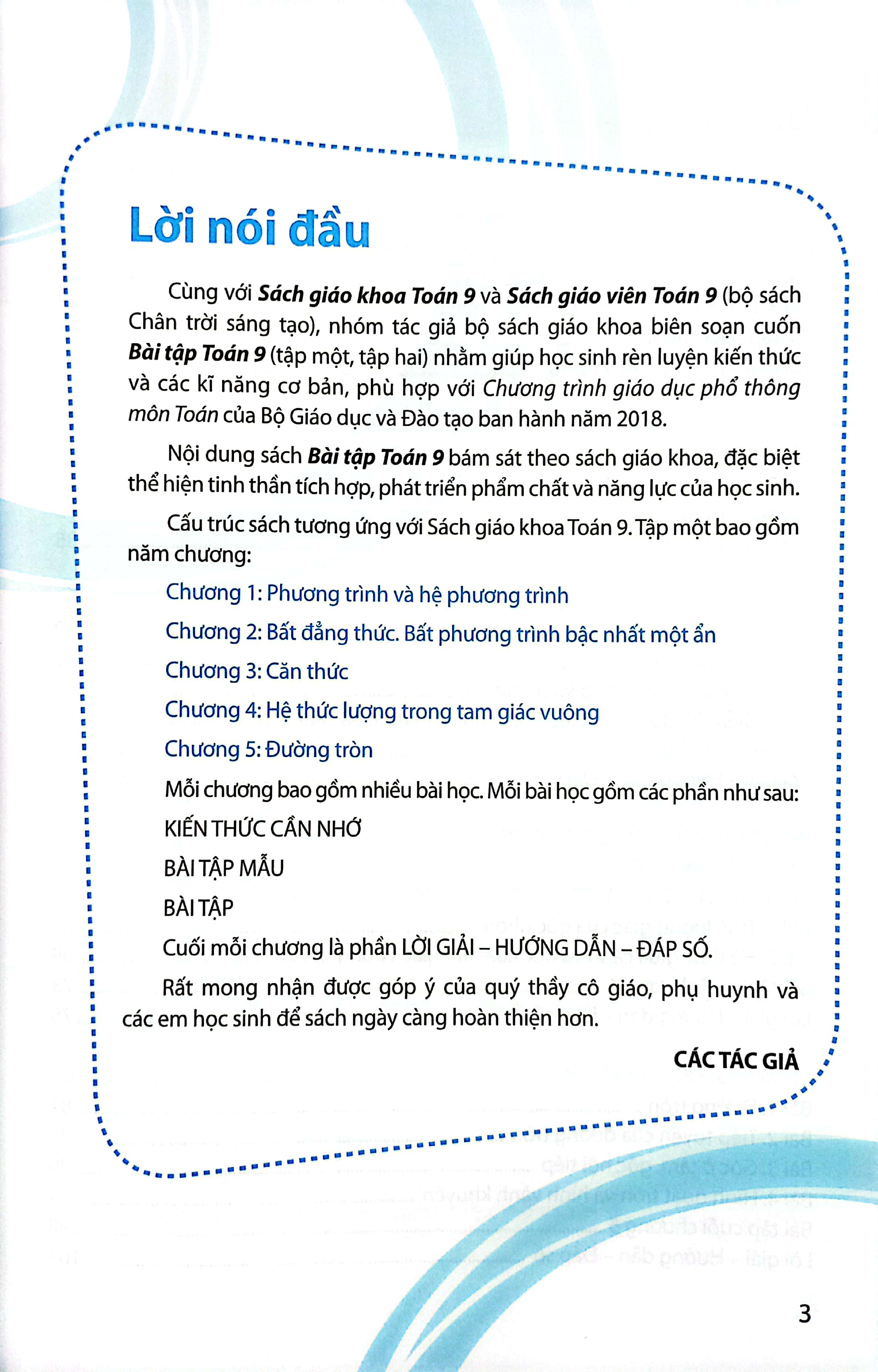 bài tập toán 9 - tập 1 (chân trời) (chuẩn) - Ảnh 3