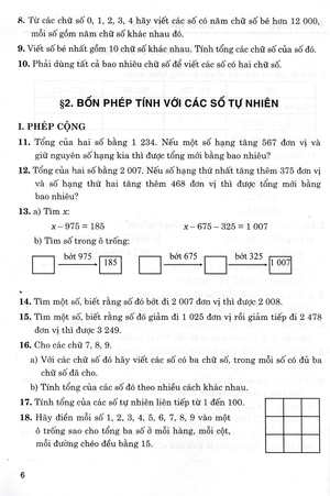 bài tập về số tự nhiên lớp 4 (dùng chung cho các bộ sgk hiện hành) - Ảnh 6
