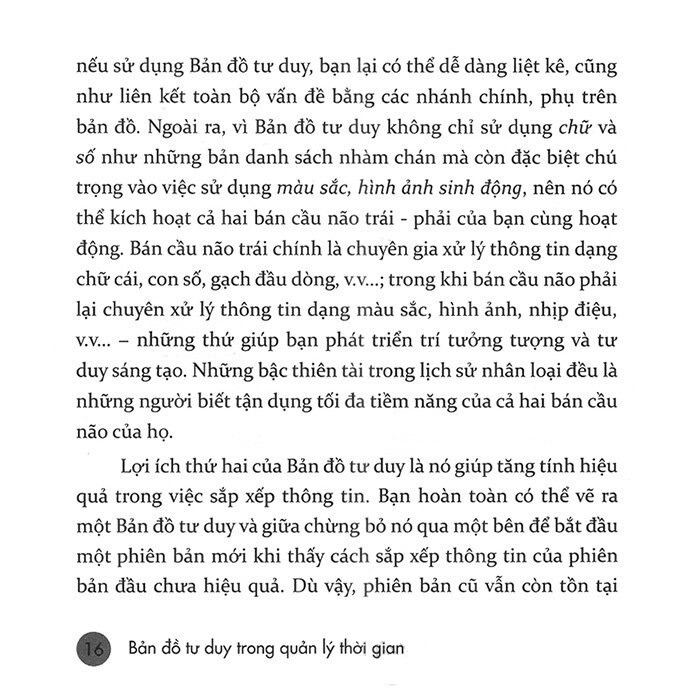 Bản Đồ Tư Duy Trong Quản Lý Thời Gian (Tái Bản) - Ảnh 13