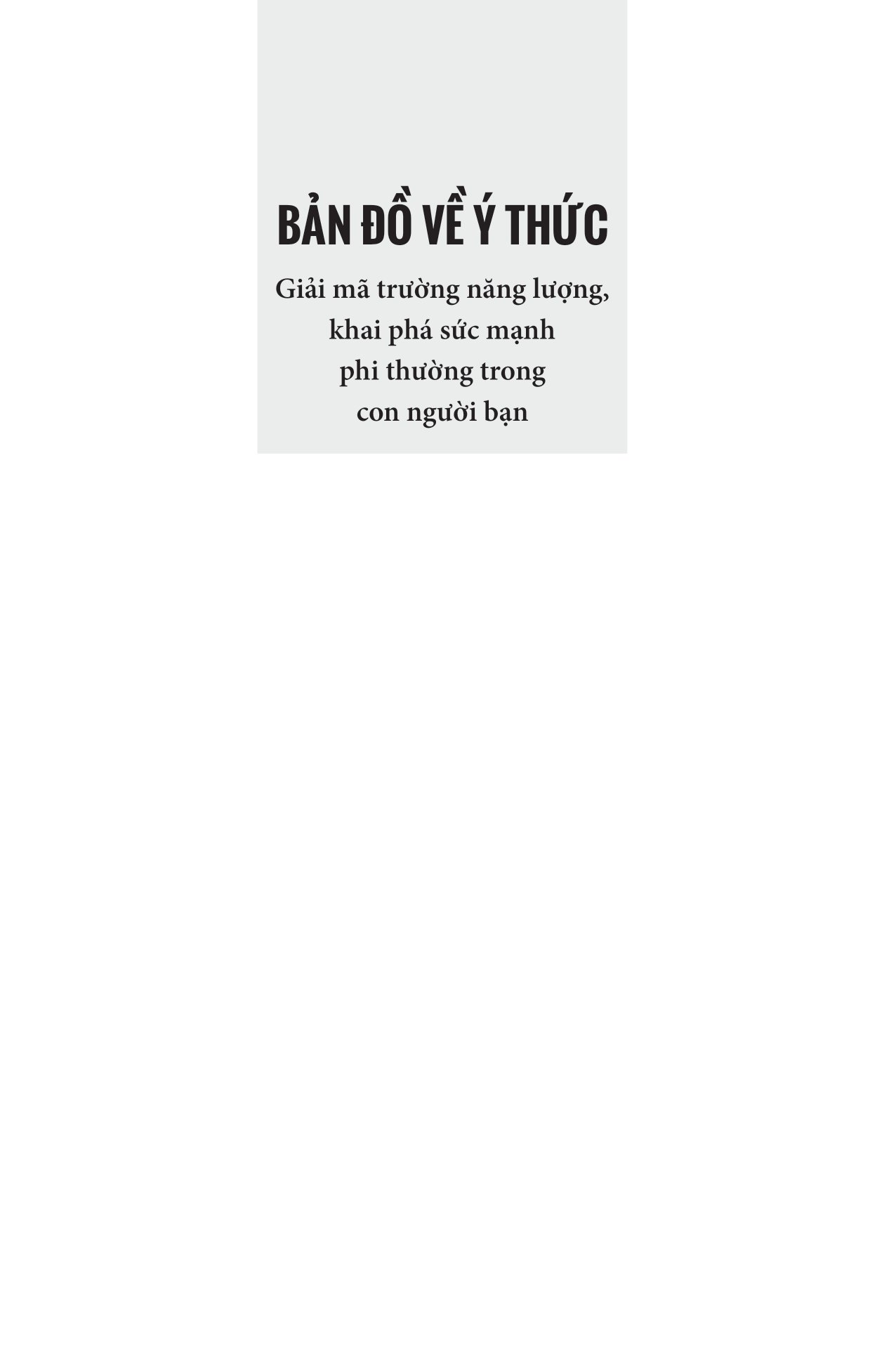 bản đồ về ý thức - giải mã trường năng lượng, khai phá sức mạnh phi thường trong con người bạn - Ảnh 2